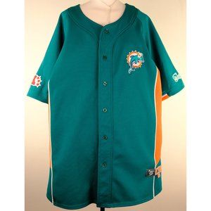 Genuine Miami Dolphins Baseball Jersey Shirt
